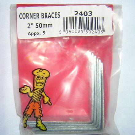 CORNER BRACES 2"50MM APPX 5