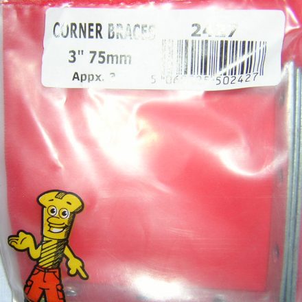 CORNER BRACES 3"75 APPX 3
