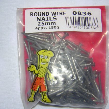 ROUND WIRE NAILS 25MM 1" 150g