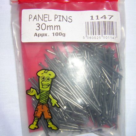 PANEL PINS 30MM APPX 100