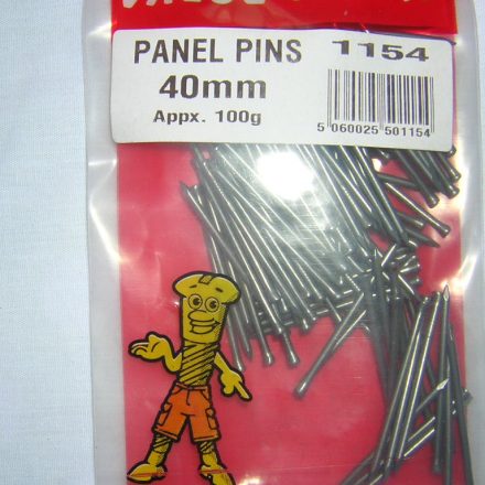 PANEL PINS 40MM APPX 100