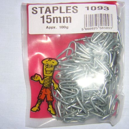 STAPLES 15MM APPX 100