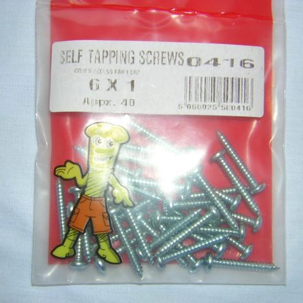 SCREWS SELF TAPPING 6 X 1 APPROX 40