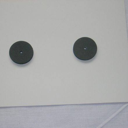 2PC MINI RUBBER EMERY WHEELS FIT DREMEL ROTARY