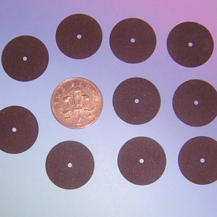 10PC.MINI CUT OFF WHEEL BROWN FIT DREMEL ROTARY