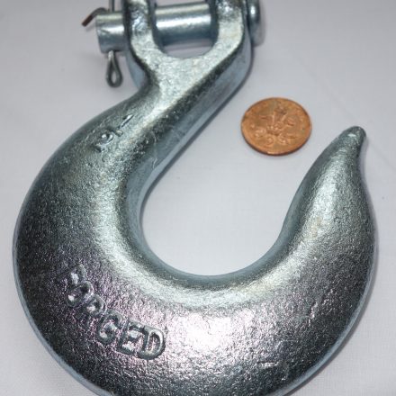 1/2" (12MM) CLEVIS SLIP HOOK FOR CHAIN TOWING