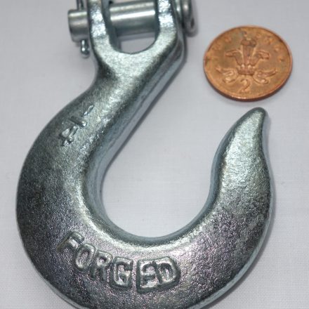 1/4" (6mm) CLEVIS SLIP HOOK FOR CHAIN TOWING
