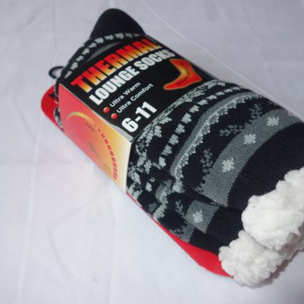 MENS SUPER WARM THERMAL FLEECE SOCKS 6 - 11 DESIGN A