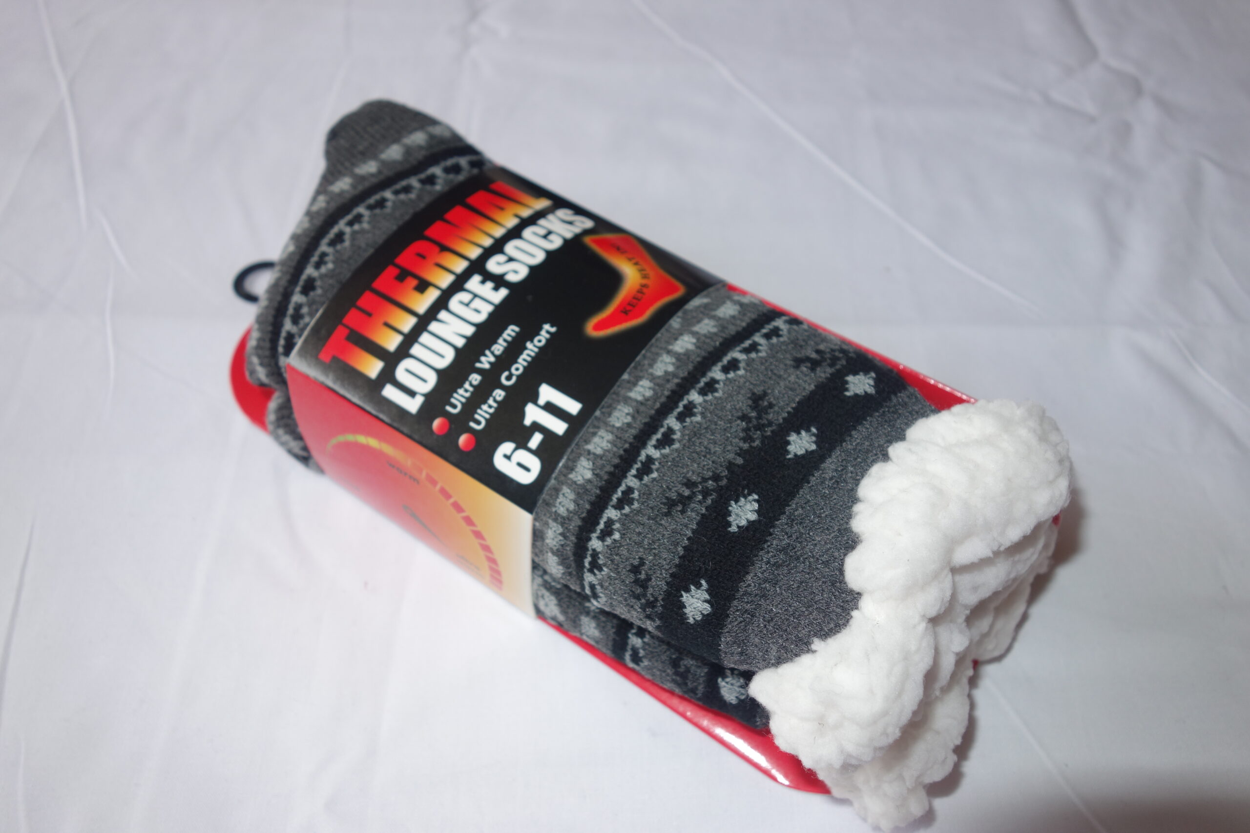 MENS SUPER WARM THERMAL FLEECE SOCKS 6 - 11 DESIGN G