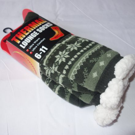 MENS SUPER WARM THERMAL FLEECE SOCKS 6 - 11 DESIGN 1
