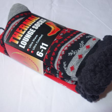 MENS SUPER WARM THERMAL FLEECE SOCKS 6 - 11 DESIGN H