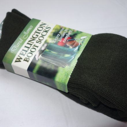 MENS DARK GREEN LONG WELLINGTON BOOT SOCKS SIZE 7 - 12