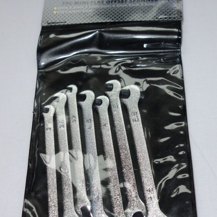 7PC MINI FLAT OFFSET SPANNER 3mm 3.2mm 3.5mm 4mm 4.5mm 5mm 5.5mm
