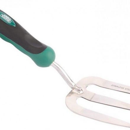 Draper Expert 28262 Stainless Steel Heavy Duty Soft Grip Hand Weeding Fork
