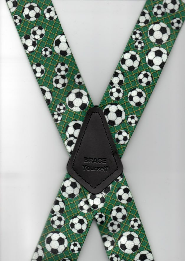 MENS BRACES FOOTBALL AND NET DESIGN | FUMTools.co.uk