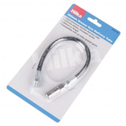 HILKA 300mm HIGH PRESSURE GREASE GUN DELIVERY TUBE HOSE