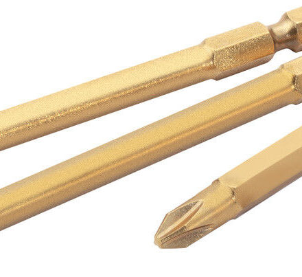 DRAPER EXPERT 5 X NO.3 1/4" HEX. CROSS SLOT TITANIUM NITRIDE COATED INSERT BIT 25MM
