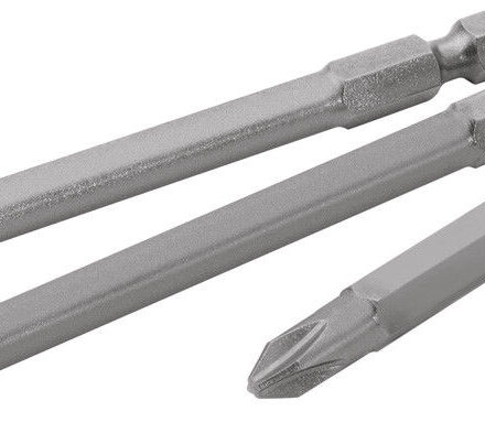 Draper Expert No.3 1/4" Hex Cross Slot Insert Bit 75mm x 2 10628