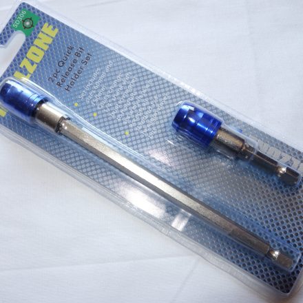 2PC 1/4" QUICK RELEASE MAGNETIC SCREWDRIVER BIT HOLDER