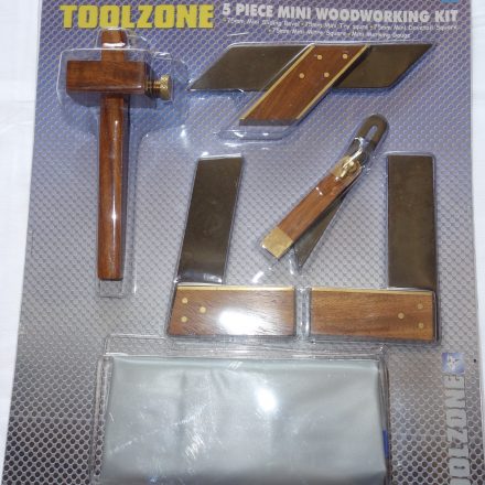 5Pc MINI WOODWORKING KIT MODEL MAKING CARPENTRY HOBBY CRAFT