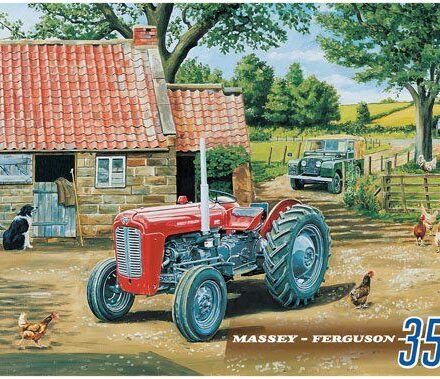 MASSEY FERGUSON 35 JUMBO FRIDGE MAGNET