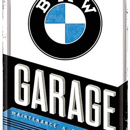 BMW GARAGE MINI METAL SIGN POSTCARD