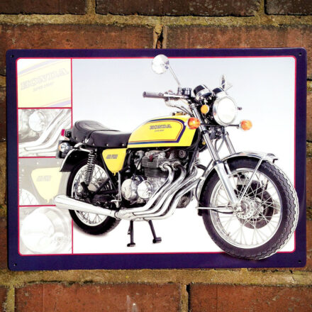 HONDA 400 FOUR MOTORBIKE METAL WALL SIGN