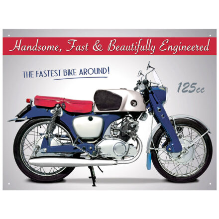 HONDA CB92 BENLY MOTORBIKE METAL WALL SIGN