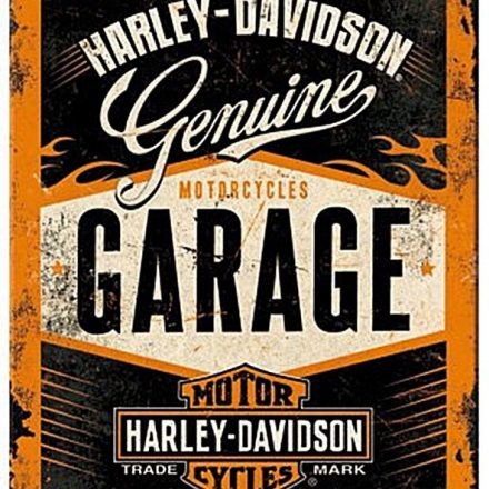 HARLEY DAVIDSON GARAGE JUMBO FRIDGE MAGNET