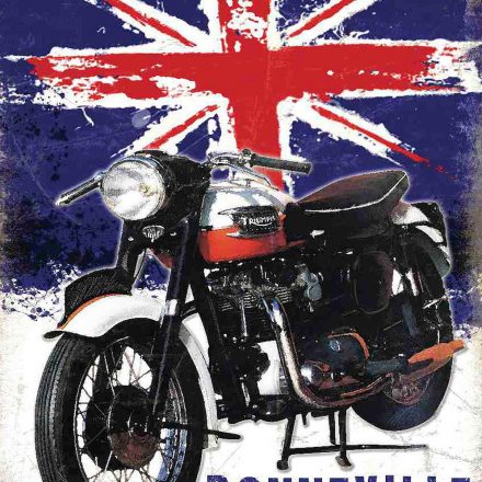 TRIUMPH BONNEVILLE T120 MOTORBIKE JUMBO FRIDGE MAGNET