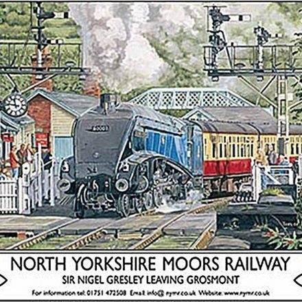 NORTH YORK MOORS RAILWAY JUMBO FRIDGE MAGNET