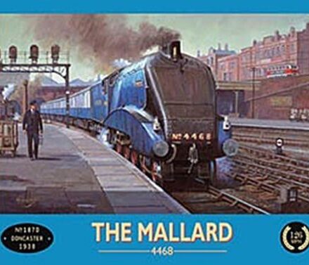 THE MALLARD TRAIN JUMBO FRIDGE MAGNET