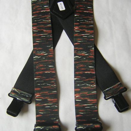 MENS BRACES CAMOUFLAGE JUNGLE STRIPE CAMO