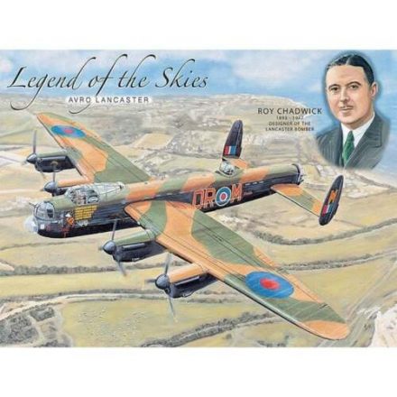 WW2 AVRO LANCASTER PLANE LEGEND FRIDGE MAGNET