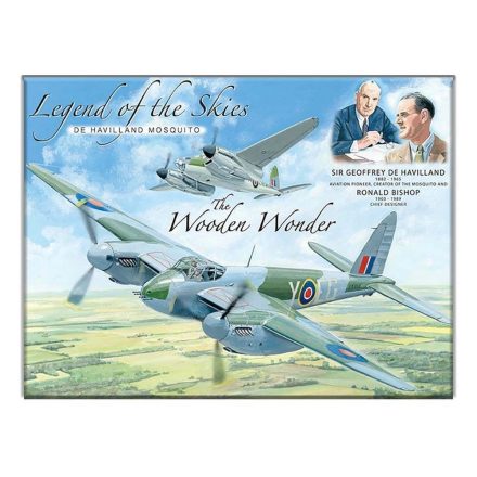 WW2 DE HAVILLAND MOSQUITO PLANE LEGEND JUMBO FRIDGE MAGNET
