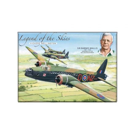 WW2 VICKERS WELLINGTON PLANE LEGEND JUMBO FRIDGE MAGNET