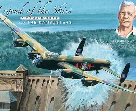 WW11 PLANE THE DAMBUSTERS LEGEND JUMBO FRIDGE MAGNET