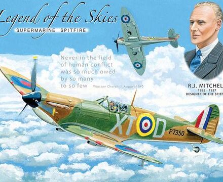 WW2 SUPERMARINE SPITFIRE PLANE LEGEND JUMBO FRIDGE MAGNET