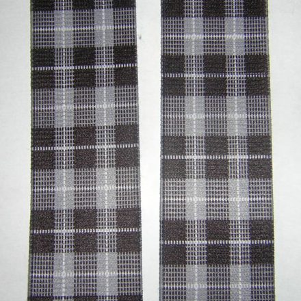 MENS BRACES GREY TARTAN DESIGN