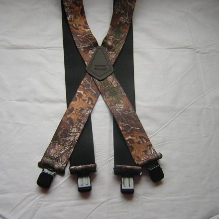 MENS BRACES CAMOUFLAGE REAL TREE RTAP 54" XXL 2XL