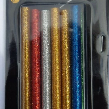 12pc GLITTER GLUE STICKS MIXED COLOURS