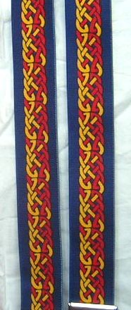 MENS BRACES CELTIC NAVY DESIGN