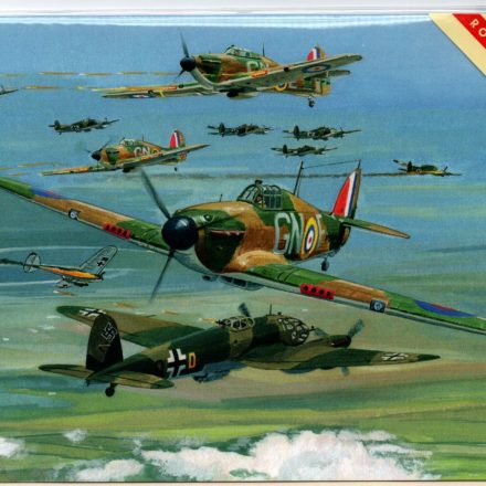 GREETING CARD BATTLE OF BRITAIN AIRCRAFT