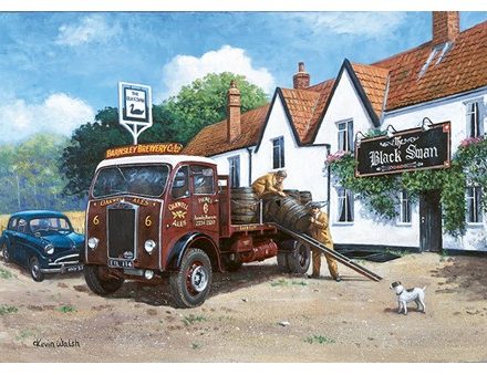 GREETING CARD ALBION LORRY LOCAL DELIVERY