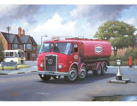 GREETING CARD ATKINSON LORRY BLACK KNIGHT