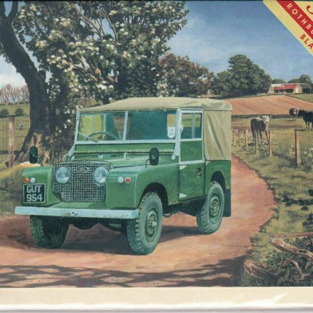 GREETING CARD LANDROVER SERIES 1 SOFT TOP