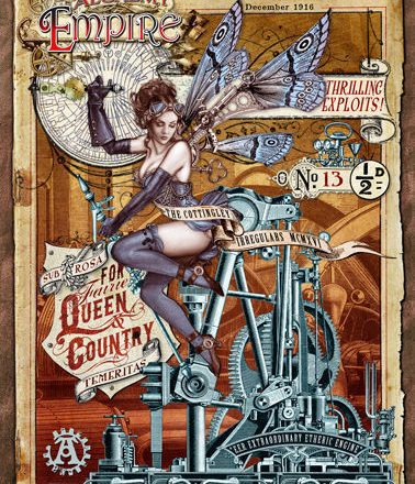 ALCHEMY EMPIRE STEAMPUNK FAIRY JUMBO FRIDGE MAGNET