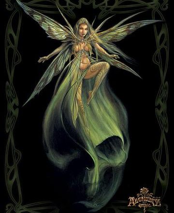 ALCHEMY ABSINTHE AND SKULL JUMBO FRIDGE MAGNET