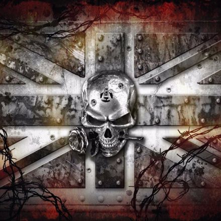 ALCHEMY SKULL ROSE AND UNION JACK JUMBO MAGNET