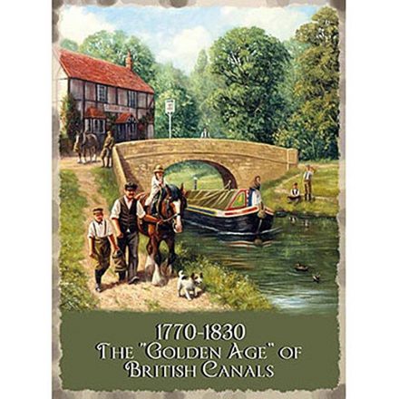 THE GOLDEN AGE OF BRITISH CANALS JUMBO FRIDGE MAGNET
